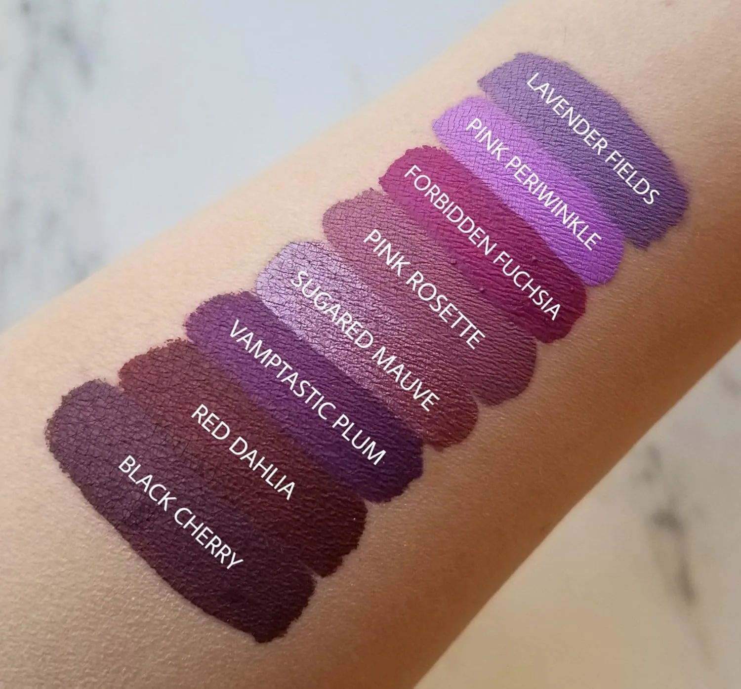 Aromi Matte Liquid Lipstick | Long-Lasting, Smudge Proof, Purple Magenta Lip Color, Waterproof, Pink Raspberry, Paraben, Phthalate,   Gluten Free (Forbidden Fuchsia)