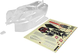 ARRMA 1/8 Body with Decals, Clear : Typhon 6S BLX, ARAC3321