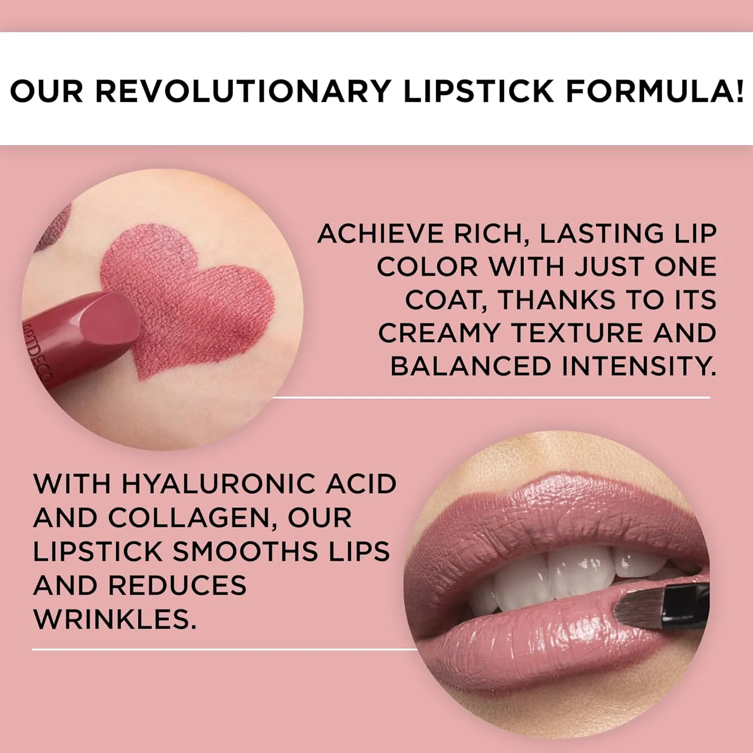ARTDECO Perfect Color Lipstick - Dreamy Orange - Glide-On Lipstick with Rich Color & Plumping Effect - Creamy, Pearly Finish - Hyaluronic Acid - Long Lasting - Lip Plumper - Lip Care - 0.14 Oz