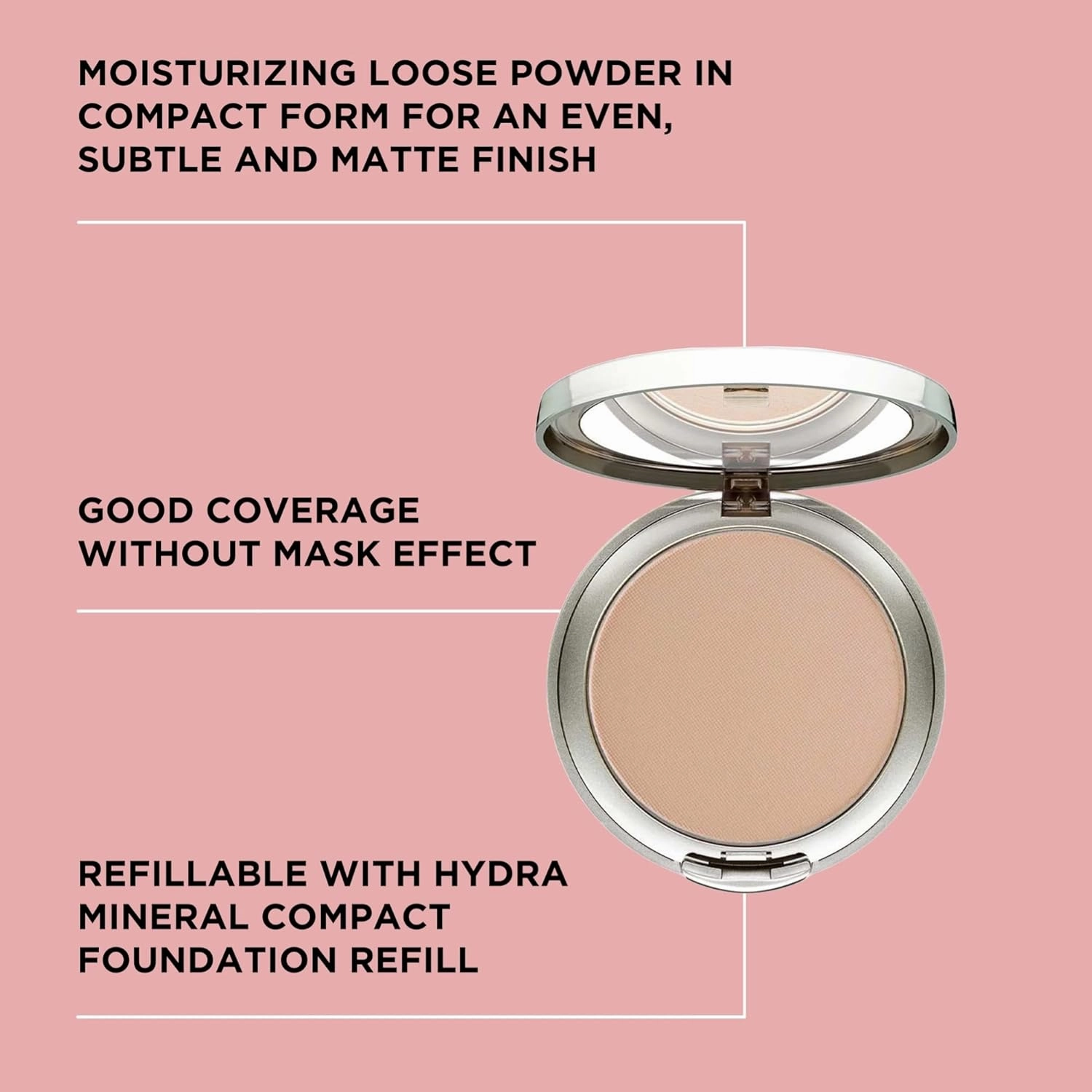 ARTDECO Hydra Mineral Compact Foundation Refill - medium beige N°65 - refillable system for Hydra Mineral Compact Foundation - good coverage without mask-like effect - makeup - powder - 0.35 Oz
