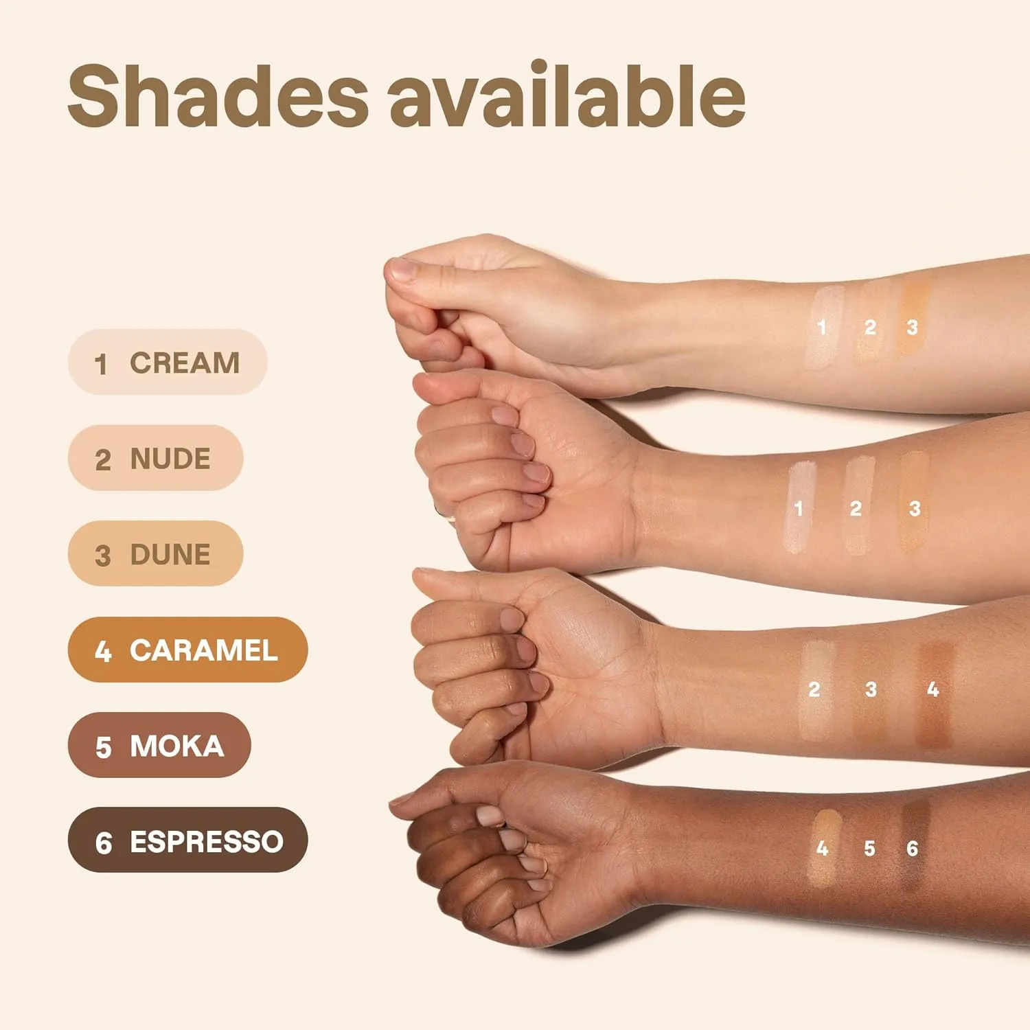 ATTITUDE Oceanly Light Coverage Foundation Stick, Titanium Dioxide-Free, EWG Verified, Plastic-Free, Vegan & Cruelty-free Makeup, Cream, 0.42 Ounces