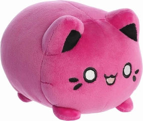 Aurora® Enchanting Tasty Peach® Cosmic Purple Meowchi Stuffed Animal - Bright & Colorful Design - Showpiece Plush - 7 Inches
