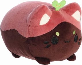 Aurora® Enchanting Tasty Peach® Seedling Meowchi Stuffed Animal - Bright & Colorful Design - Showpiece Plush - Red 7 Inches