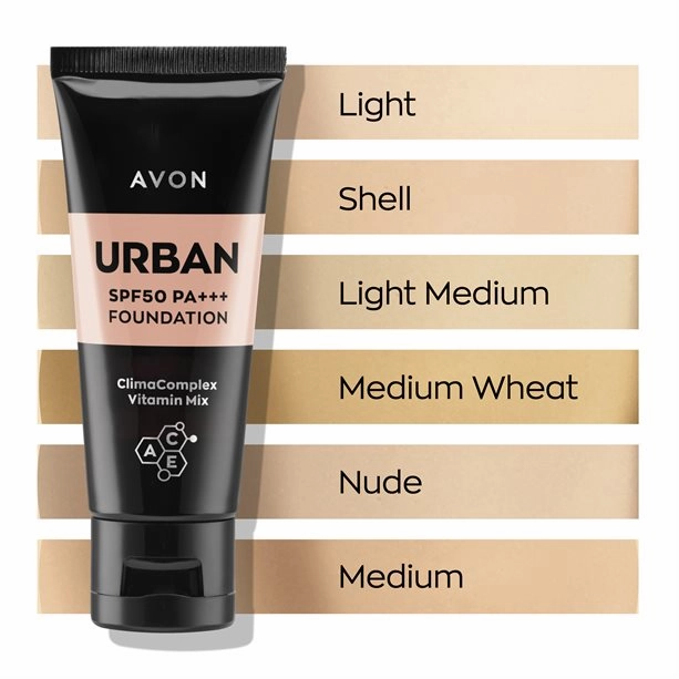 Avon Urban Defence SPF50 PA    Foundation - 30ml