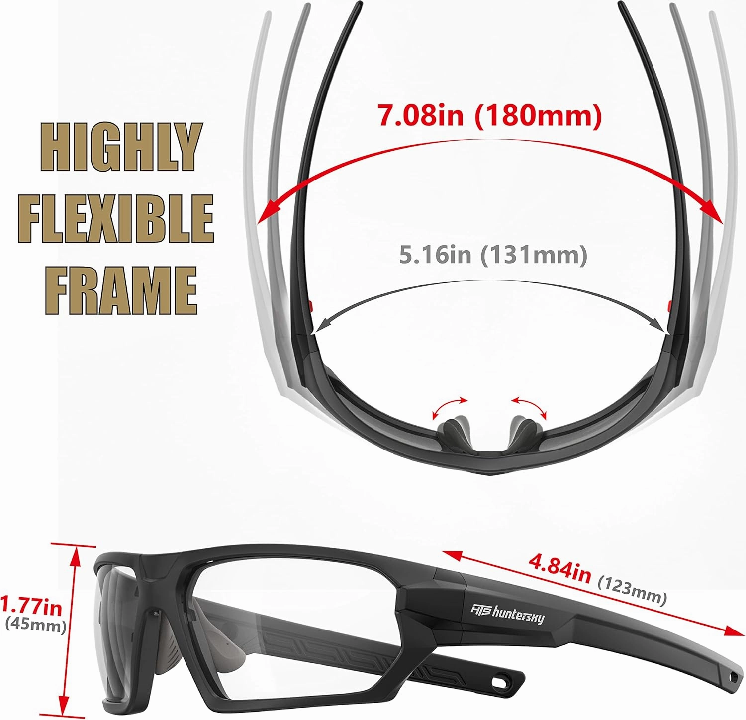 Ballistic Tactical Impact Protection Anti Fog Shooting Glasses Military Grade Airsoft Range…