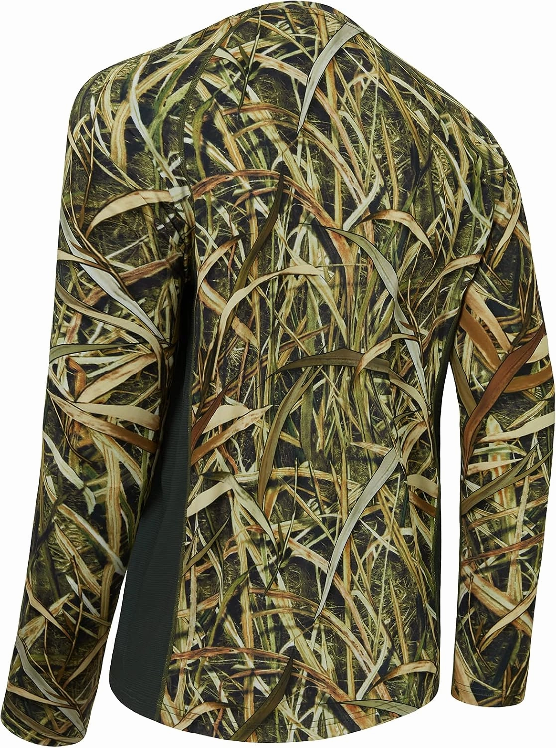 BASSDASH Men's Hunting Camo Performance Long Sleeve Shirt Fishing UPF50  FS13M