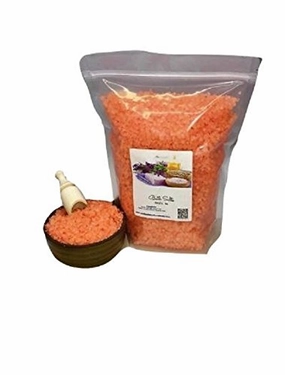 Bath Salts | 4lb Bag | Peach Scent | Bathing | Body Care | Beauty | Relaxation | Spa