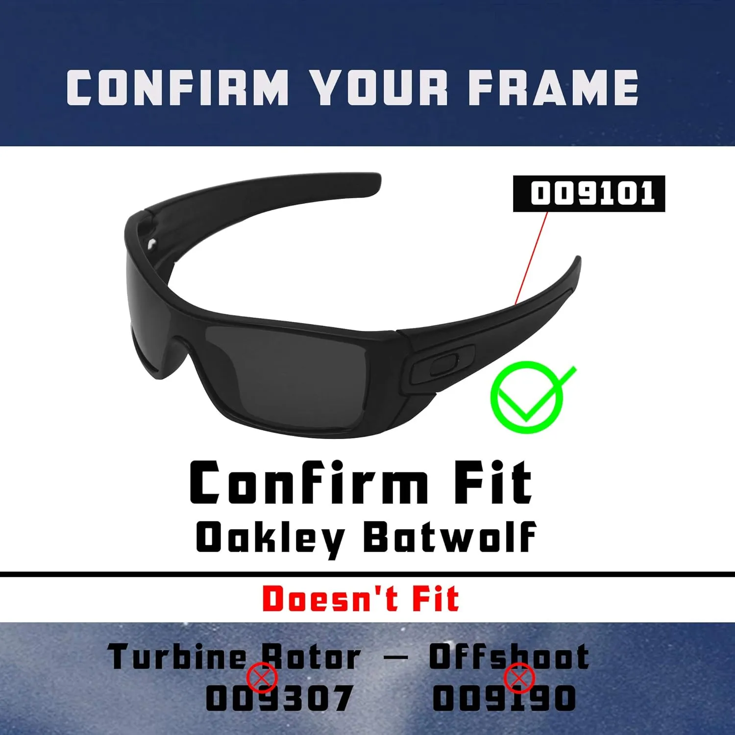Batwolf Lenses Replacement for Oakley Sunglass OO9101 Polarized