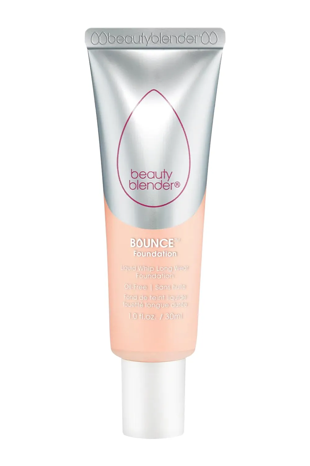 Beautyblender Bounce Liquid Whip Long Wear Foundation, Full Coverage Natural Matte Makeup Foundation, Oil Free 24 Hour Wear, 1.40 N Light Neutral