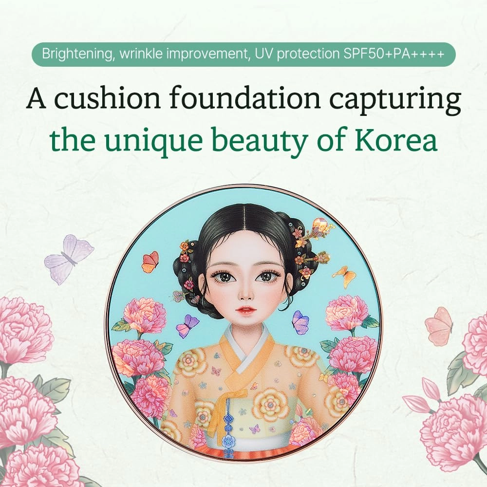 BEAUTYPEOPLE Full Cover Cushion Natural Long Lasting Make Up Liquid Foundation_#21 Cover Sand_Ver2