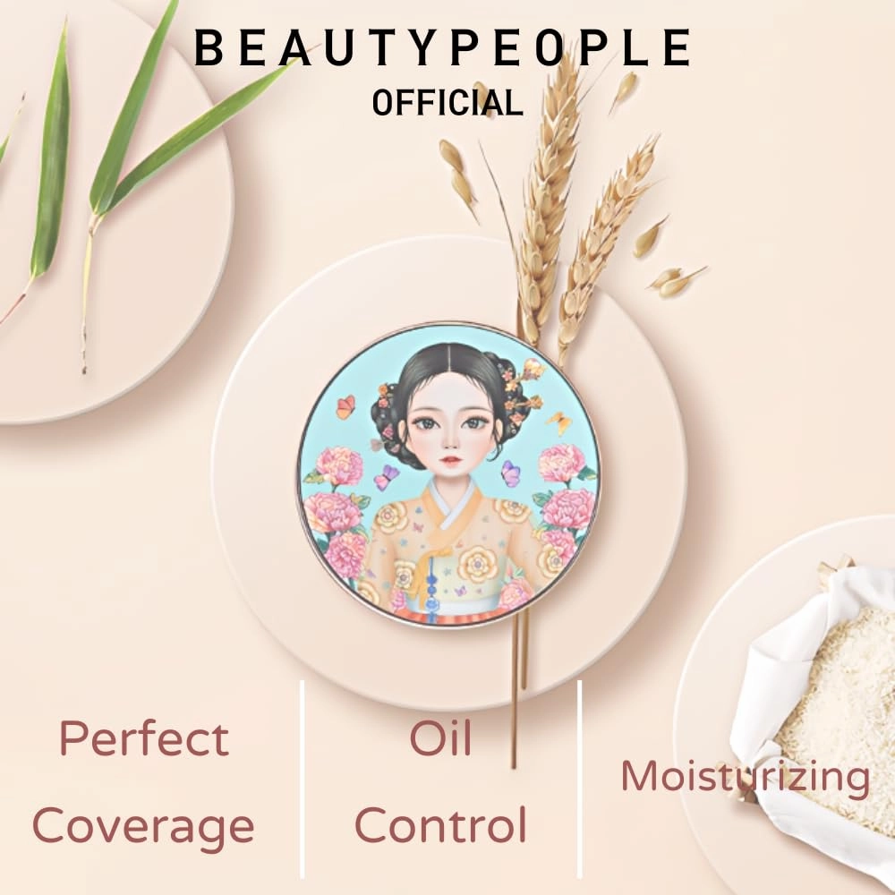 BEAUTYPEOPLE Full Cover Cushion Natural Long Lasting Make Up Liquid Foundation_#21 Cover Sand_Ver2