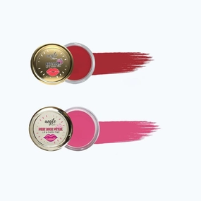 Beetroot & Pink Rose Lip & Cheek Tint Liightens Dark Lips Dry & Hydrates Chapped Lips, 2 Count