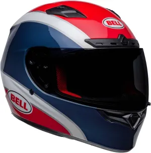 BELL Qualifier DLX MIPS Street Helmet (Classic Gloss Navy/Red - Medium)