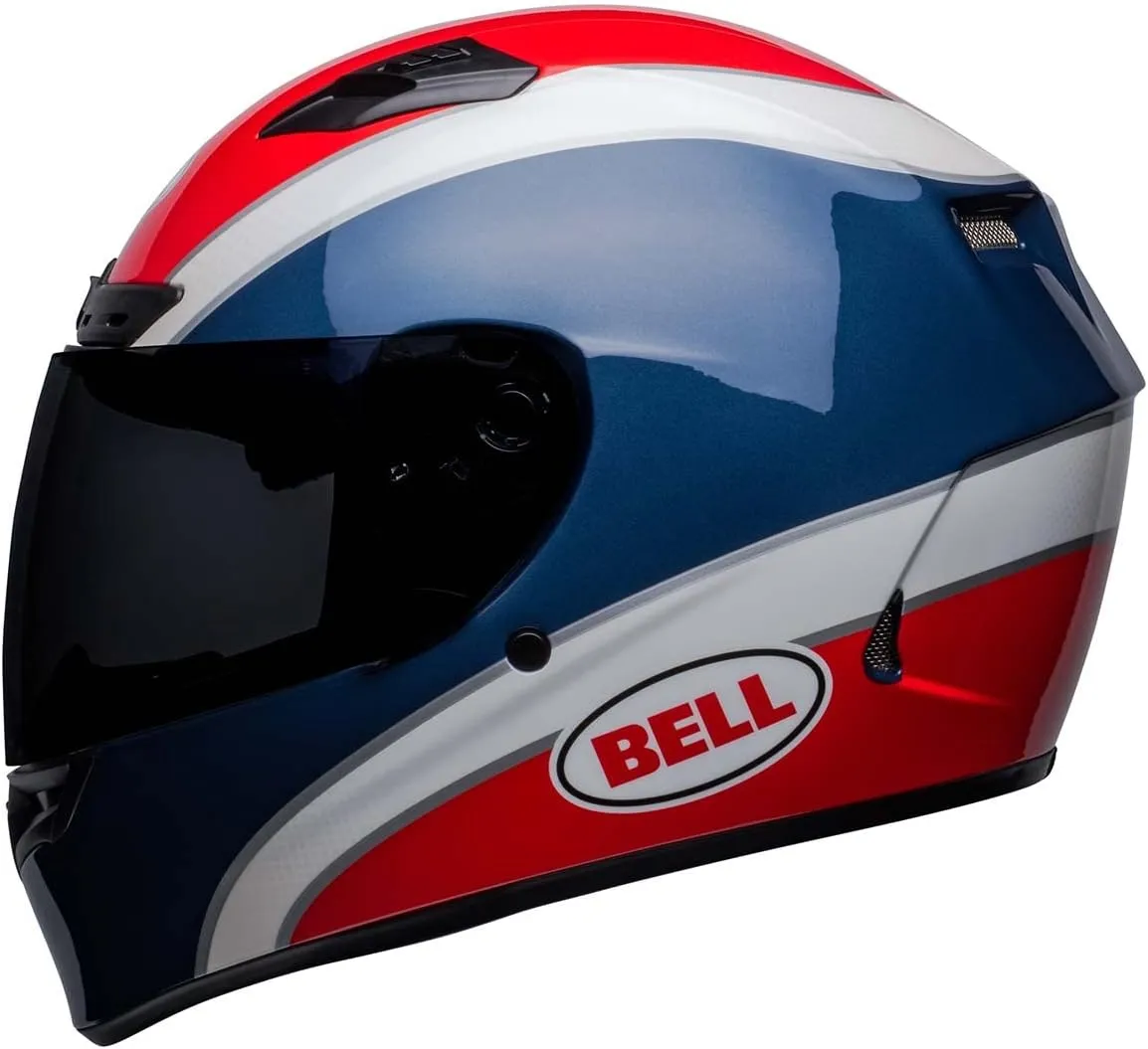 BELL Qualifier DLX MIPS Street Helmet (Classic Gloss Navy/Red - Medium)