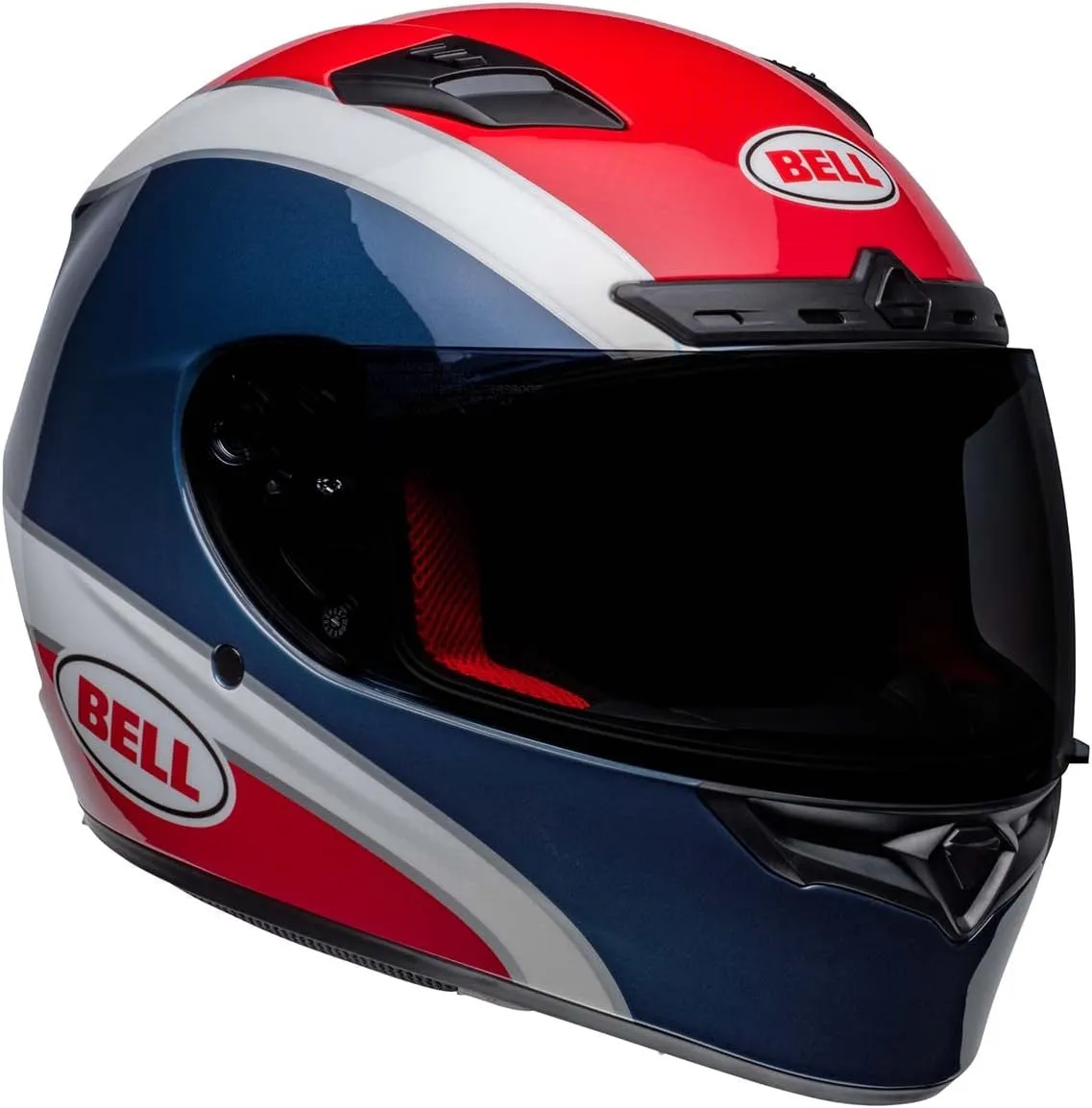 BELL Qualifier DLX MIPS Street Helmet (Classic Gloss Navy/Red - Medium)