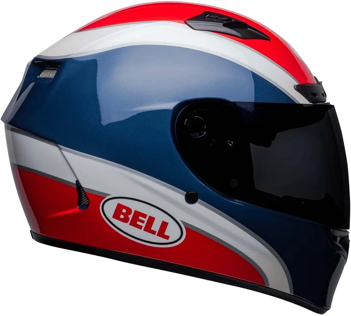 BELL Qualifier DLX MIPS Street Helmet (Classic Gloss Navy/Red - Medium)