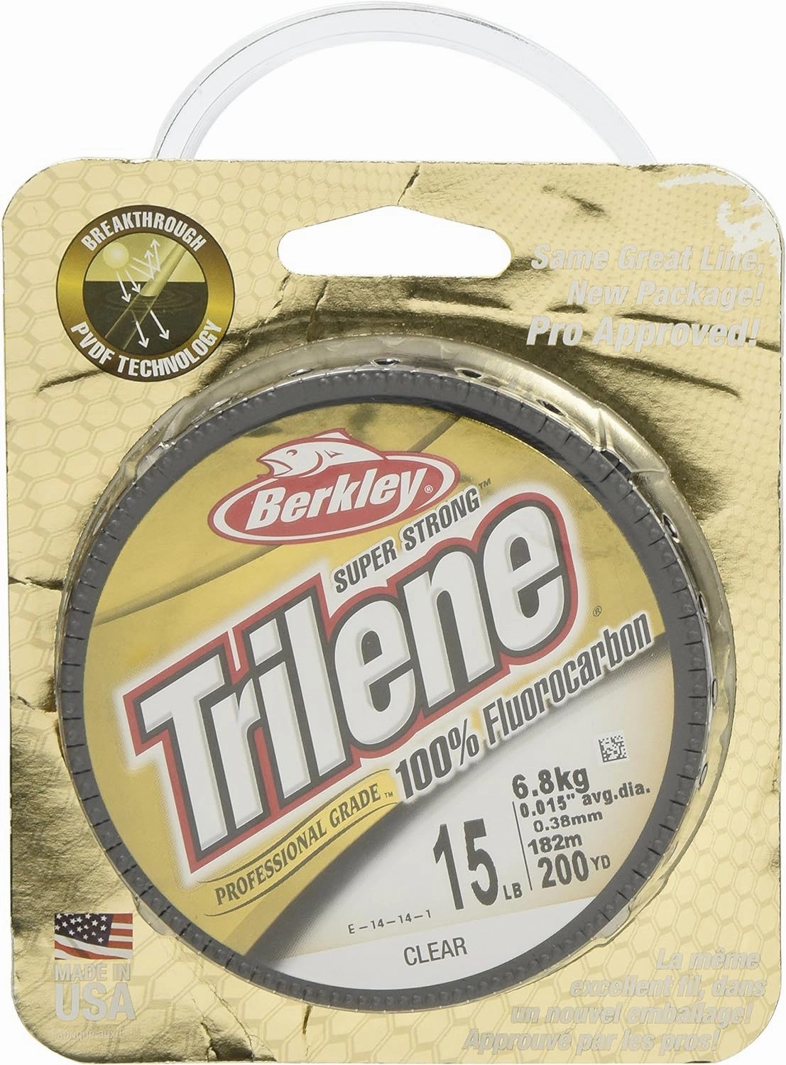BerkleyTrilene 100% Fluorocarbon Ice Clear 0.010in | 0.25mm
