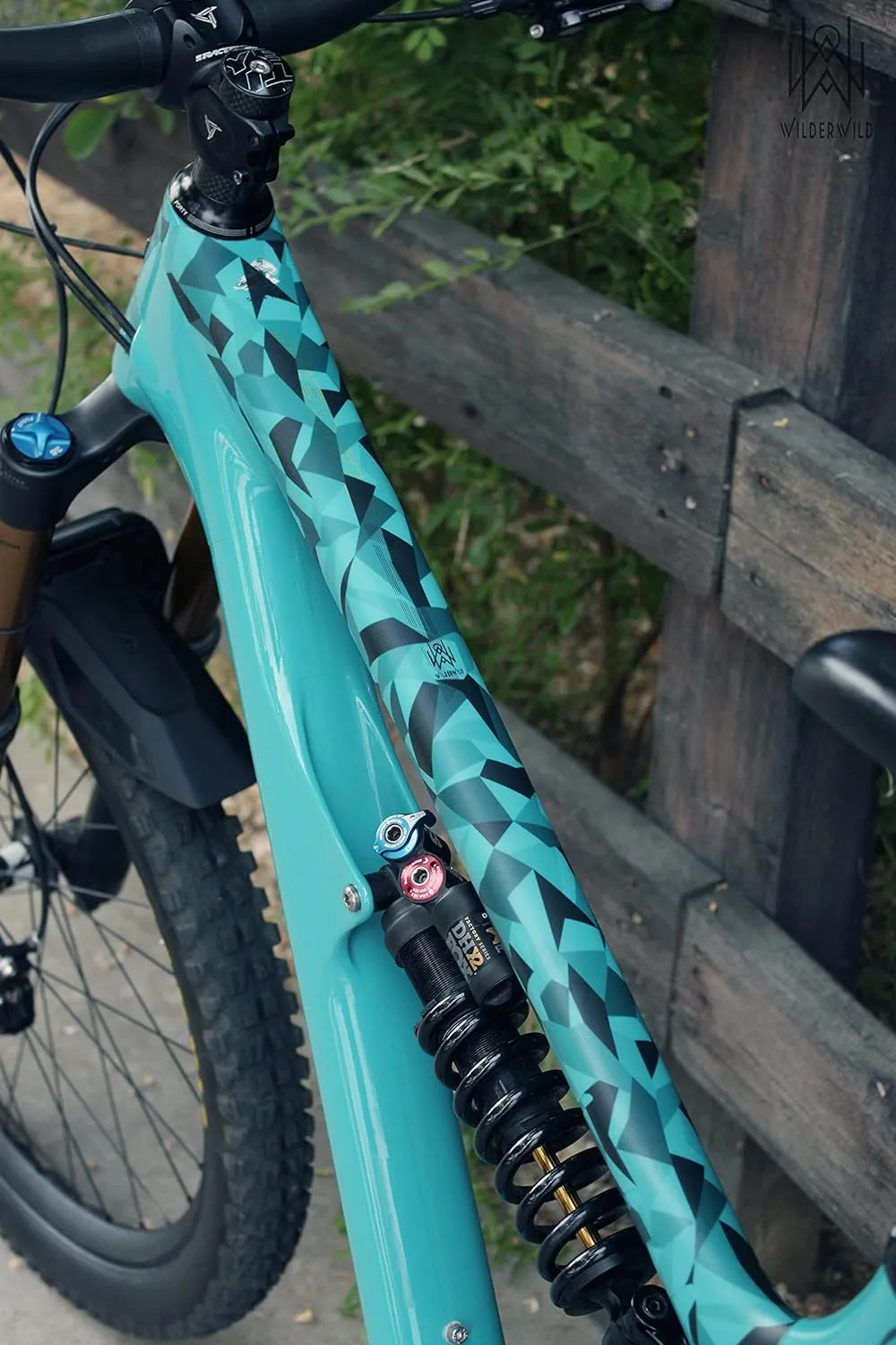 Bike Frame Protection Tape- High Impact Clear Vinyl Wrap Includes Tool (4”x72) Bicycle Frame Protector, Mountain Bike Frame Guard Chainstay Protector