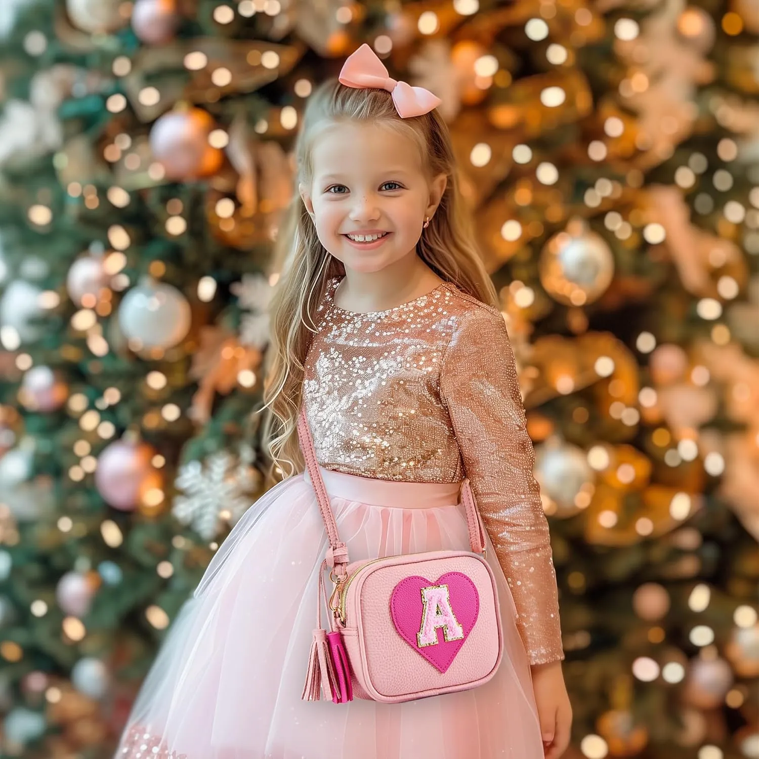 Birthday Gifts for Girls, Toddler Purse Little Girl Crossbody Bag Personalized Gift for Girls 3-12 Year Old
