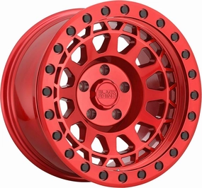 Black Rhino PRIMM 17" Inch 5x127 Wheel Rim 17x9  0mm Candy RED