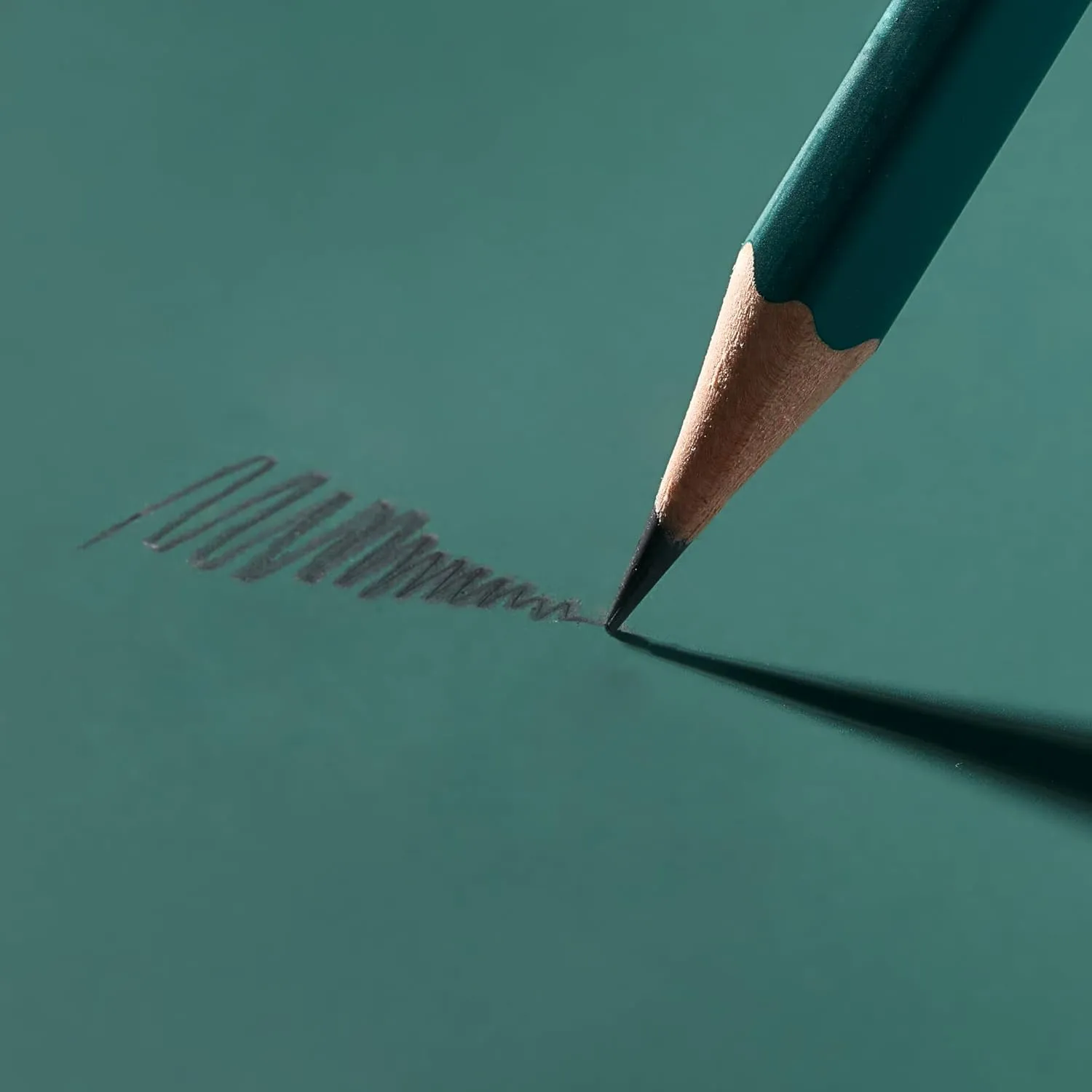 Blackwing Matte Pencils - 12 Count, Green Finish, 3B Soft Lead, Premium Wood, Japanese Graphite, Great for Drawing