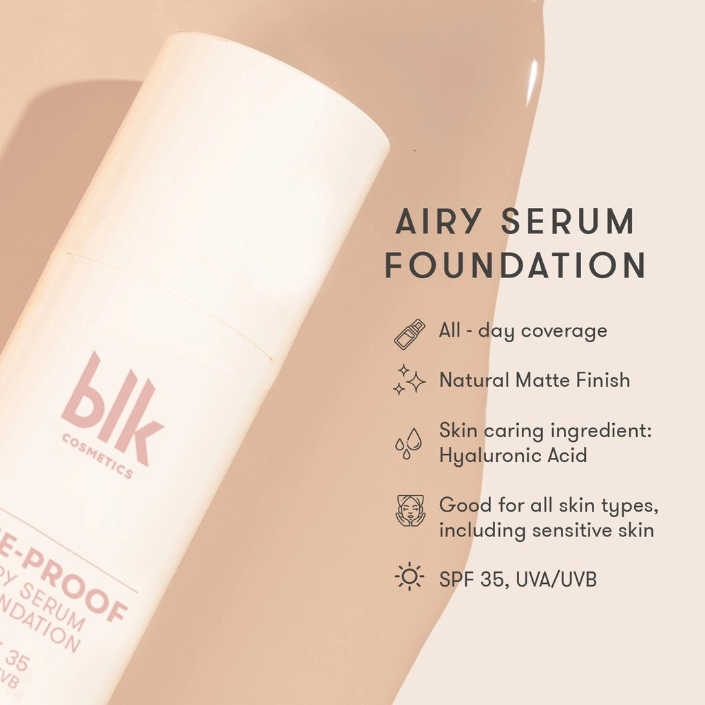 blk cosmetics life-proof airy serum foundation