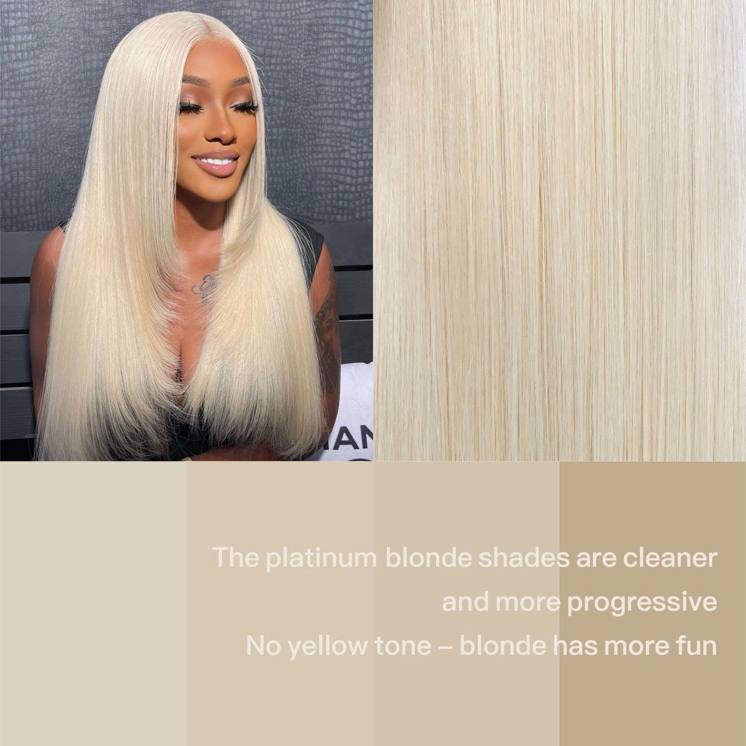 Blonde Lace Front Wig Pre Plucked, Synthetic Lace Front Wig Pre Plucked Ready to Wear, Glueless 13X5X1 HD Lace Front Wigs for Women 180 Density, Pre-toned 613 Blonde Wig