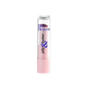 Blu.e Heaven Jelly & Butter Moisturising Lip Balm, Hydrating Tinted Lip Balm with Jojoba Oil, Shea Butter & Vitamin E for Dry & Chapped Lips, Pink Rose, 3g