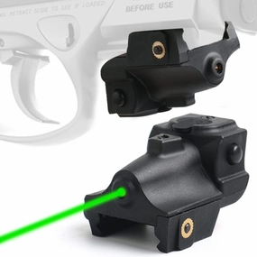 Blue/Green Laser Sight Ultra Compact Tactical Laser Beam, USB Rechargeable Adjustable Lasers Sight for Pistols with Picatinny Rail, Class IIIA, Less Than 5mW