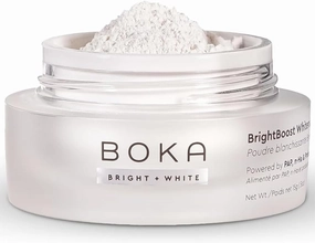 Boka Teeth Whitening Powder - Nano Hydroxyapatite, Appropriate for Sensitive Teeth, Whitening -Toothpaste Alternative with Essential Oils, Has Probiotics, Multivitamins & Aloe