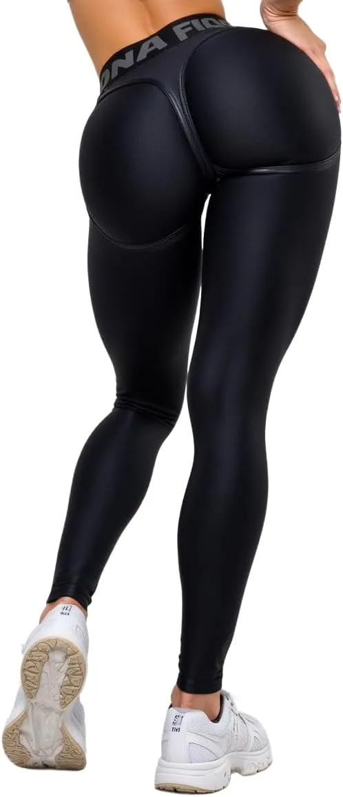 Bona Fide Butt Lifting Leggings for Women - Scrunch Butt Leggings High Waisted Tummy Control - Gym Workout Yoga Pants