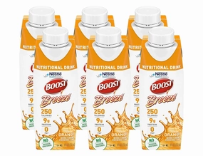 Boost Breeze Nutritional Drink Orange 8 Fl Oz (Pack of 6)