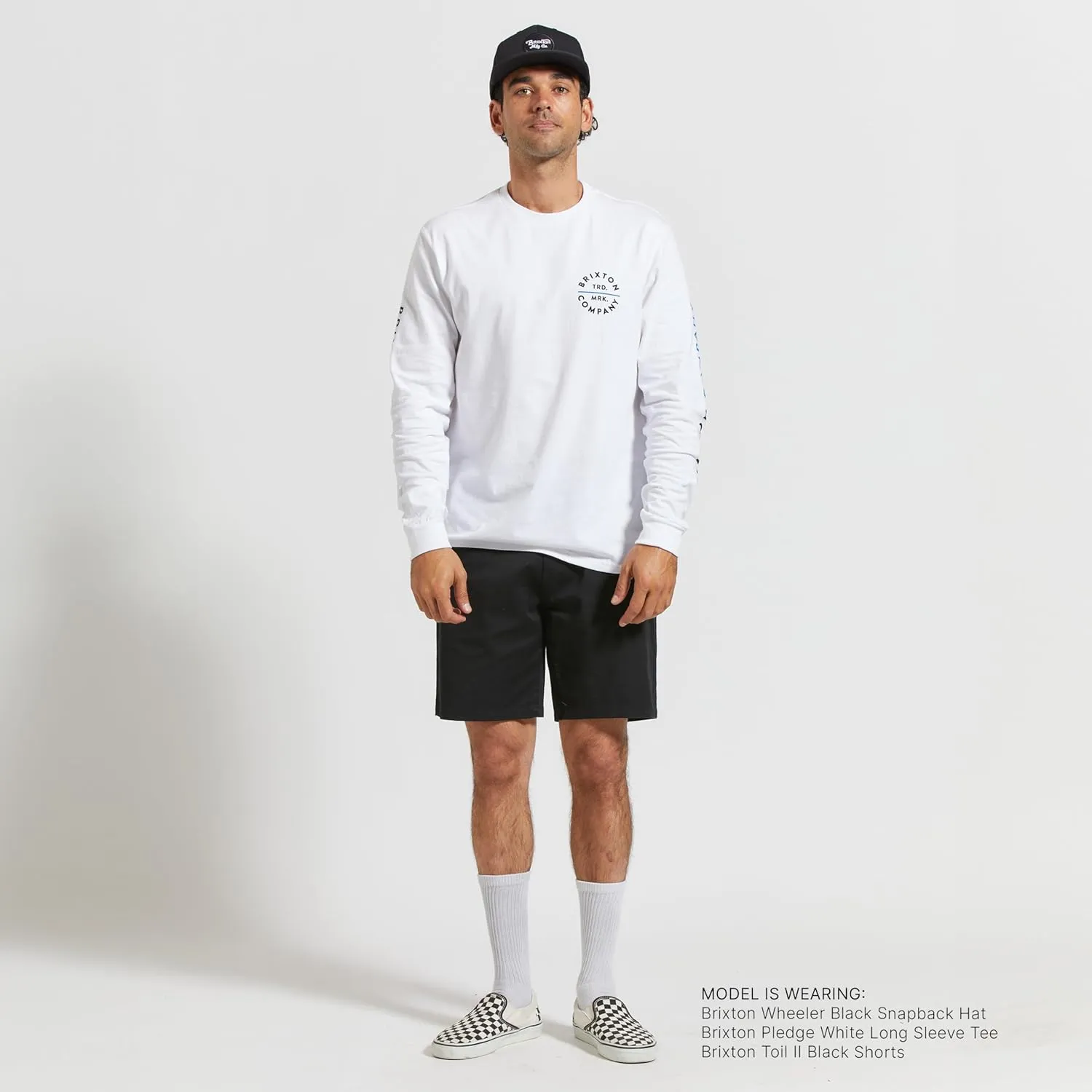 Brixton Men's Pledge Long Sleeve Standard T-Shirt