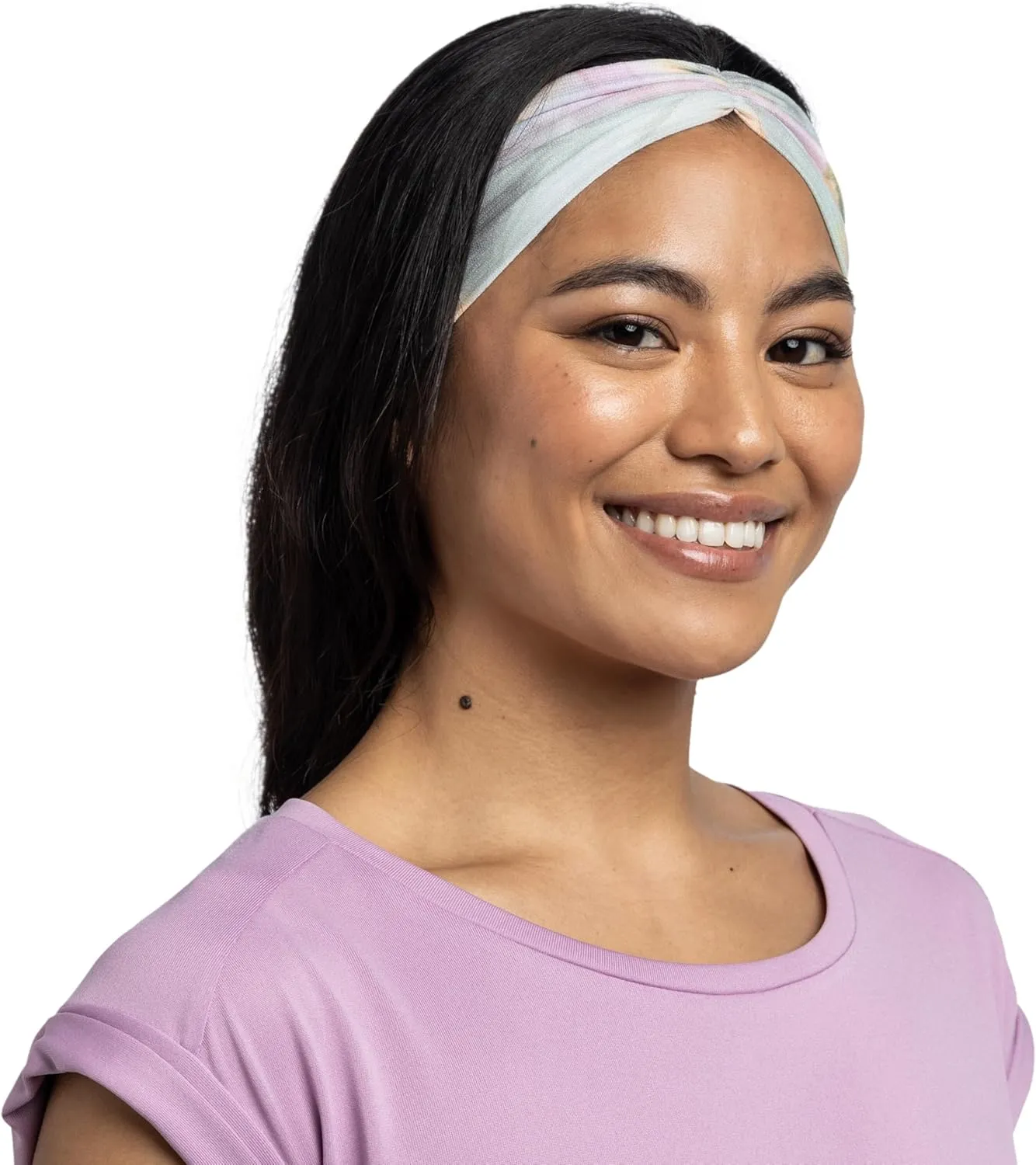 BUFF CoolNet UV Ellipse Headband, UPF50 Sun Protection, Breathable, Cooling HairWrap, Versatile, Quickdry Bandana, Adult Size