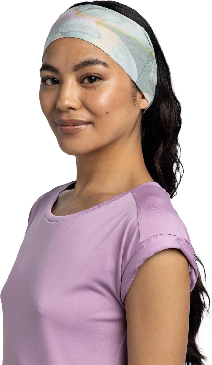 BUFF CoolNet UV Ellipse Headband, UPF50 Sun Protection, Breathable, Cooling HairWrap, Versatile, Quickdry Bandana, Adult Size
