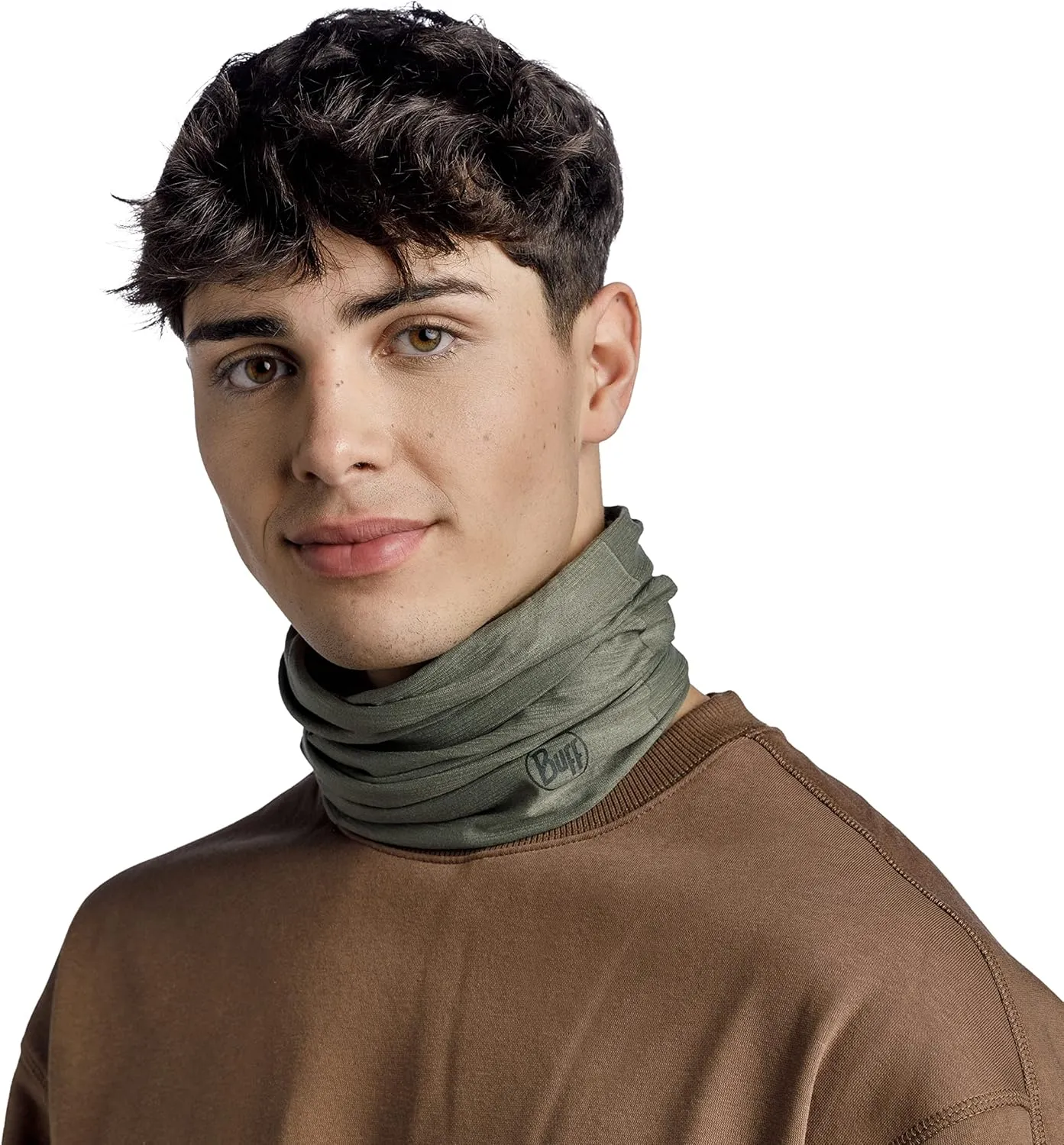 BUFF CoolNet UV Neck Gaiter, UPF 50 Sun Protection, Breathable, Versatile, Quick Dry Face Mask, Solid Colors, Adult Size