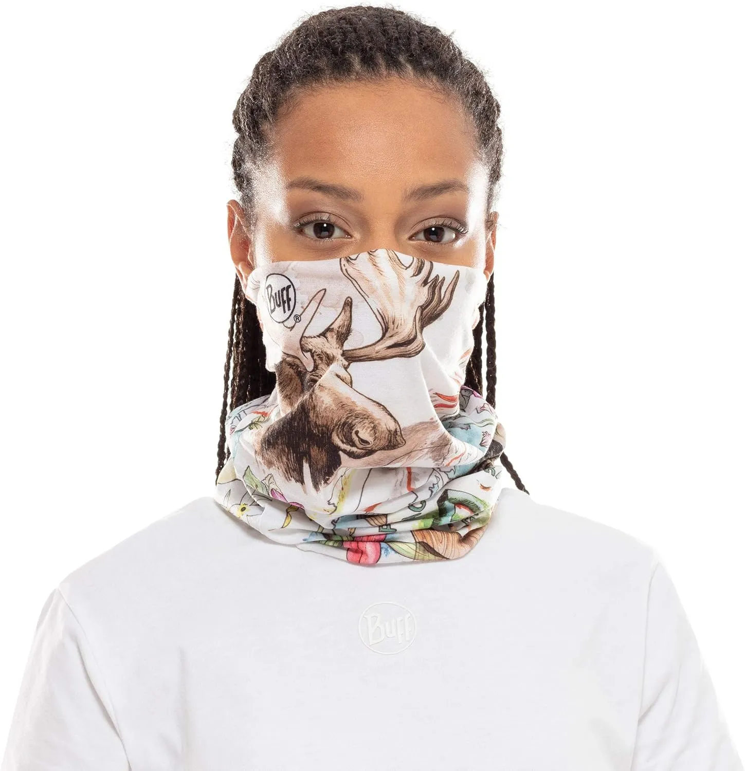 BUFF Original EcoStretch Neck Gaiter, UPF 50 Sun Protection, Breathable, Versatile, Quick Dry Face Mask, Adult Size