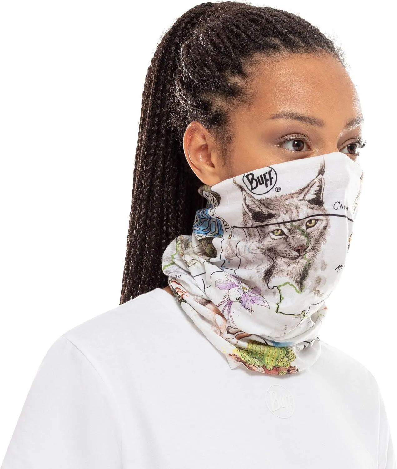 BUFF Original EcoStretch Neck Gaiter, UPF 50 Sun Protection, Breathable, Versatile, Quick Dry Face Mask, Adult Size