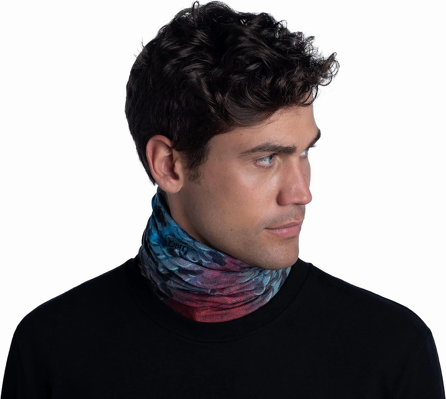 BUFF CoolNet UV Neck Gaiter, UPF 50 Sun Protection, Breathable, Versatile, Quick Dry Face Mask, Fishing Designs, Adult Size