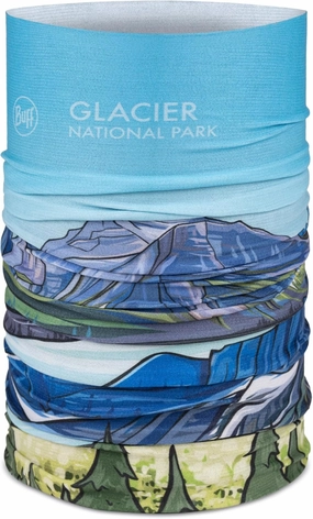 BUFF CoolNet UV Neck Gaiter, UPF 50 Sun Protection, Breathable, Versatile, Quick Dry Face Mask, National Park, Adult Size