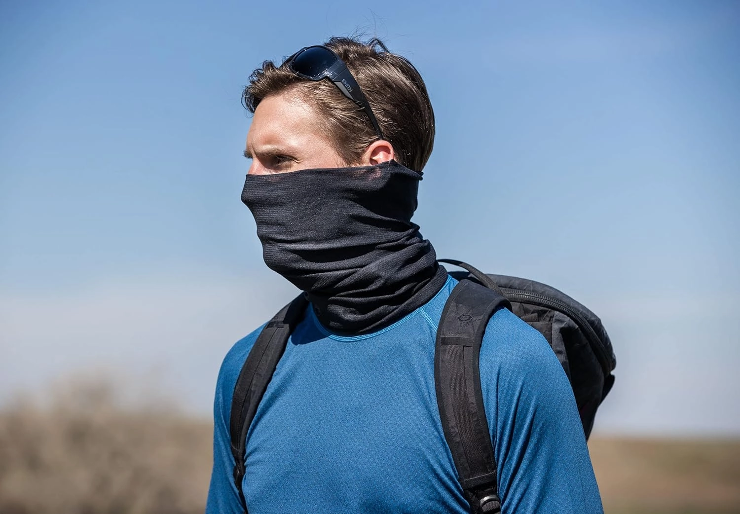 BUFF CoolNet UV Neck Gaiter, UPF 50 Sun Protection, Breathable, Versatile, Quick Dry Face Mask, Solid Colors, Adult Size