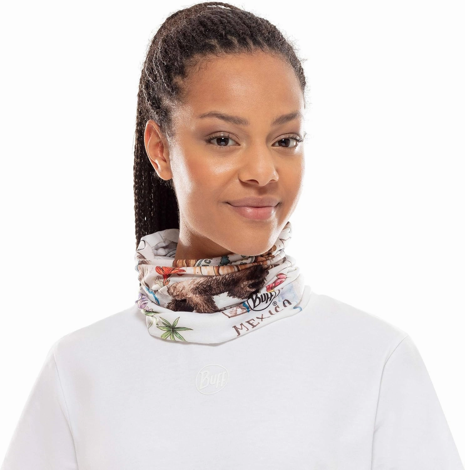 BUFF Original EcoStretch Neck Gaiter, UPF 50 Sun Protection, Breathable, Versatile, Quick Dry Face Mask, Adult Size