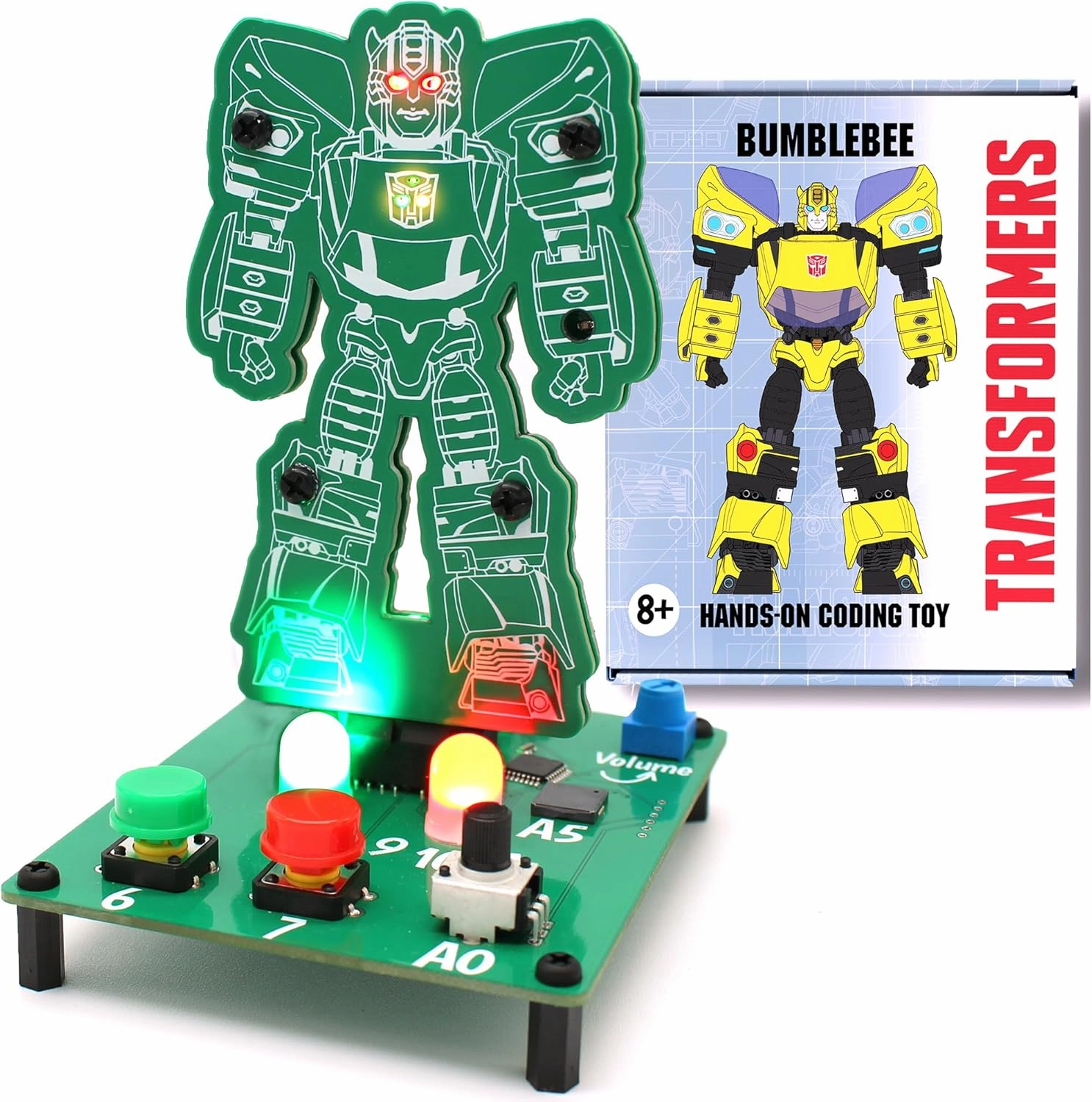 Bumblebee Transformers Coding Toy from Let's Start Coding for Kids 8  to Learn Real Computer Programming Through Hands-On Projects