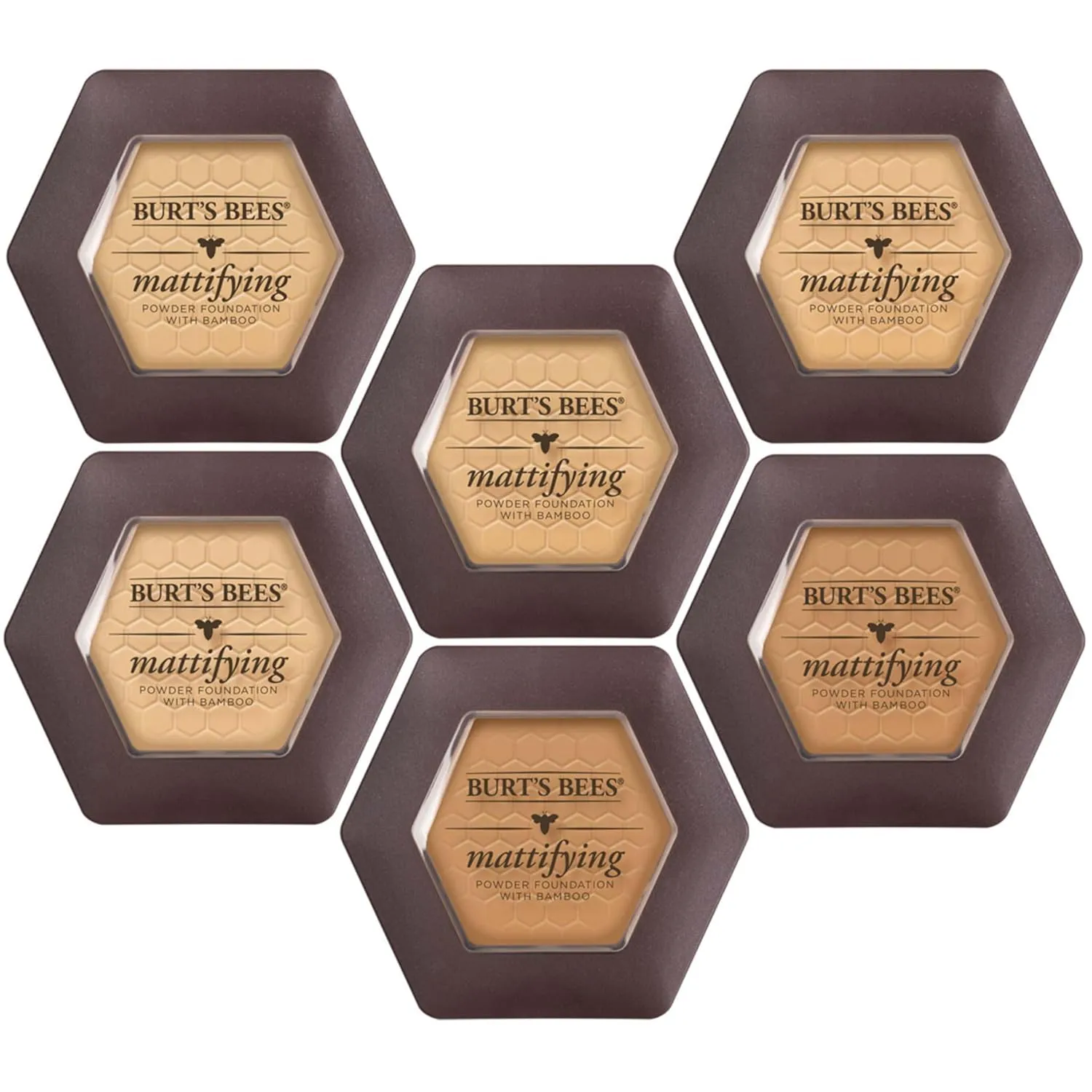 Burt’s Bees 100% Natural Origin Mattifying Powder Foundation, Vanilla, 0.3 Ounce, Packaging May Vary
