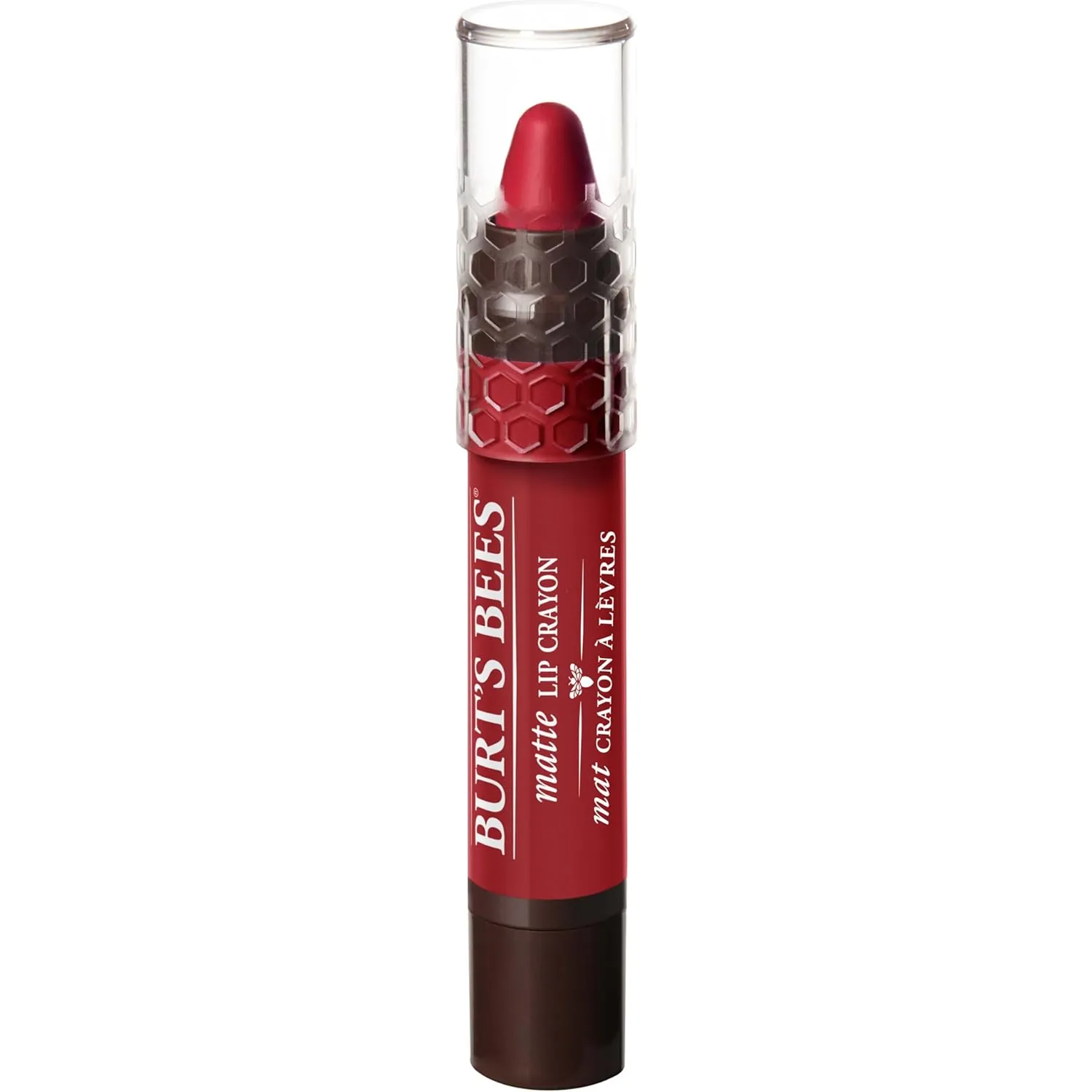 Burt's Bees 100% Natural Origin Moisturizing Matte Lip Crayon, Redwood Forest - 1 Crayon