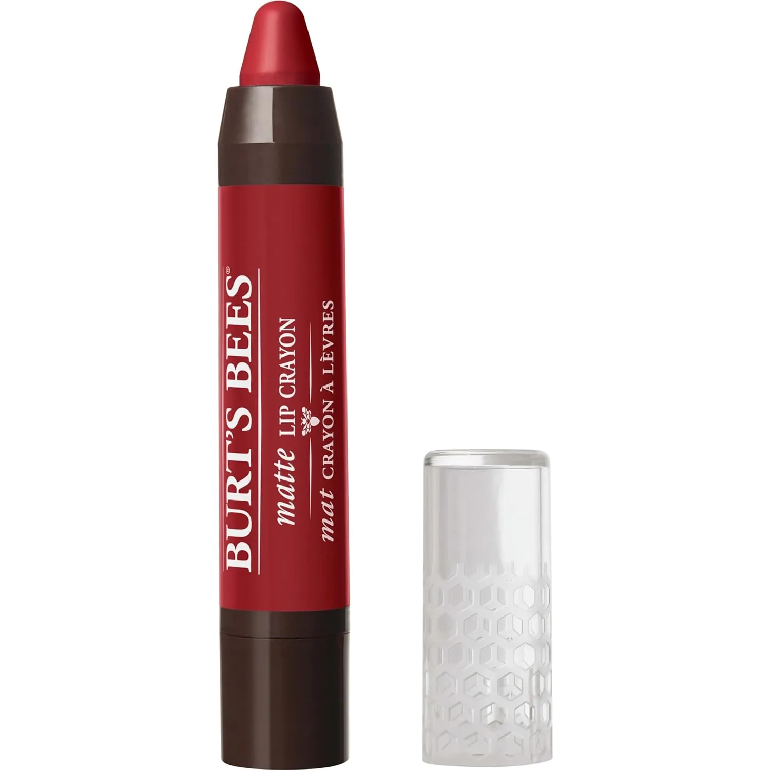 Burt's Bees 100% Natural Origin Moisturizing Matte Lip Crayon, Redwood Forest - 1 Crayon