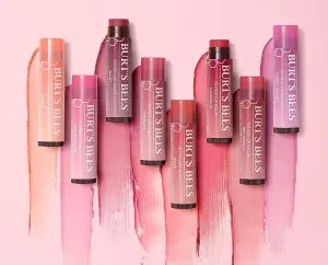 Burt's Bees 6 Pack Tinted Lip Balm Assorted Gift Pack - Pink Blossom, Rose, Red Dahlia, Magnolia, Sweet Violet, Daisy, Hibiscus, Choosen at Random