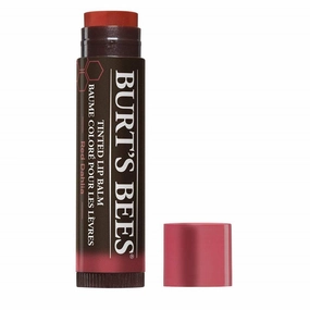 Burts Bees 100% Natural Tinted Lip Balm, Red Dahlia with Shea Butter & Botanical Waxes, 6 Tubes