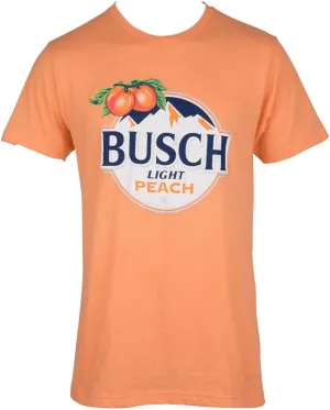 Busch Light Beer Proudly Brewed with Corn Circle Logo T-Shirt
