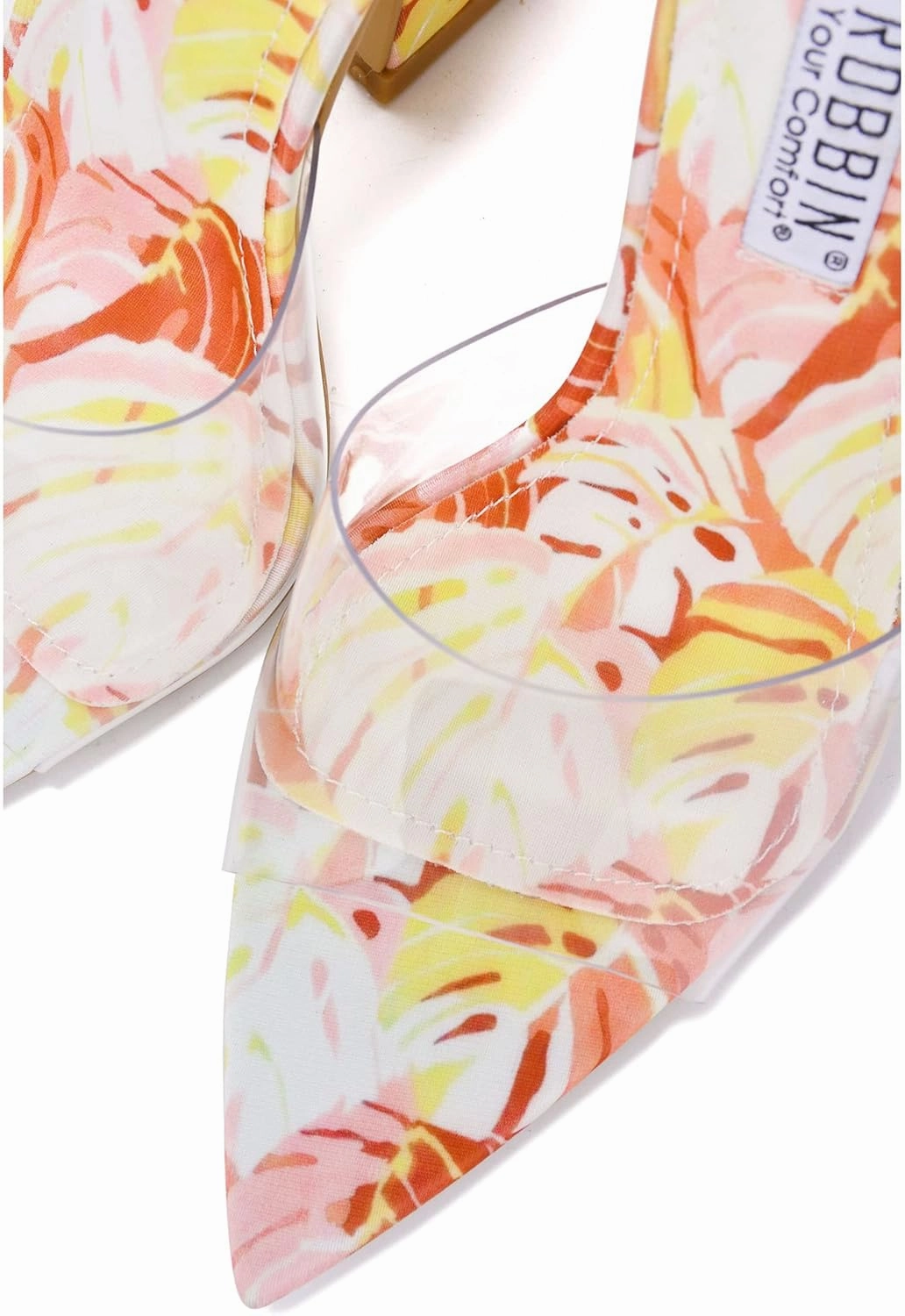 Cape Robbin Layland Clear Pointy Toe High Heels (Layland)
